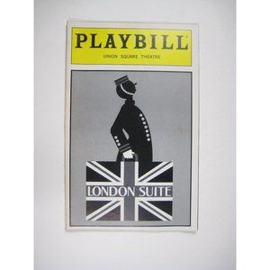 London Suite Union Square Playbill August 1995 Neil Simon Harriett Harris Hecht
